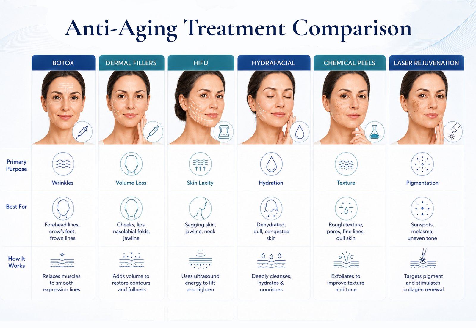 Best Anti-Aging Treatments for 40s, 50s & 60s